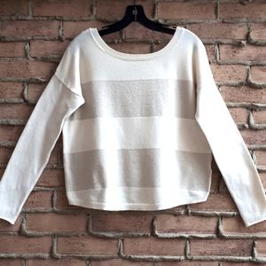 Banana Republic Wool Blend Lurex Stripes Sweater